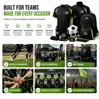 Conjunto de Ropa Deportiva Personalizada para Equipos de Fútbol con Camisetas de Entrenamiento, Sudadera con Capucha, Pantalones Deportivos, Pantalones Cortos, Calcetines, Mochila, Bolsa de Deporte, Gorra, Toalla, Botella y Balón