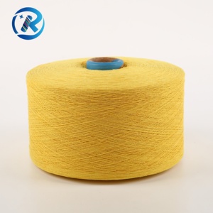 Fio de Algodão Poliéster Misturado de Alta Qualidade 7S/3 12S OE Technics Ecológico Antibacteriano Amarelo Claro/Amarelo Dourado - Product Image 1