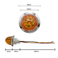 Feu arrière LED bicolore en forme de mini pastèque pour camion, pick-up, UTV, remorque, chariot élévateur, bateau - Vente en gros