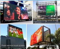 Panneau publicitaire de rue électronique P8 P10 P6.67 P5 P4 P3.076 panneau d'affichage LED extérieur/écran mural LED/affichage numérique LED