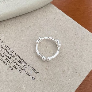S925 <b>Sterling</b> <b>Silver</b> Open Branch <b>Ring</b> Minimalist <b>Adjustable</b> Unisex Everyday Wear Jewelry - Product Image 3
