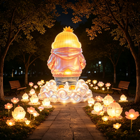 Bunte Hahn-Landschaftslaternen LED-Festbeleuchtung Dekorative Straßen-, Park-, Platz- und Event-Installationen