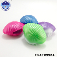 En gros Coloré Squeeze Coquille Avec Sirène Poupées Fête D'anniversaire Jouet Coquille Squeeze Jouet