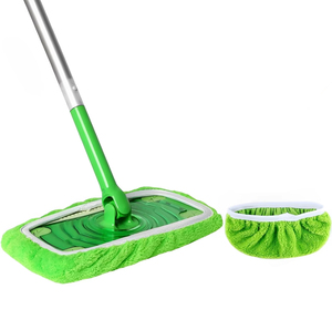 Mocio riutilizzabile in microfibra compatibile con Swiffer | Panni di ricarica lavabili e asciutti <span class=keywords><strong>per</strong></span> la <span class=keywords><strong>pulizia</strong></span> del pavimento in legno - Product Image 1