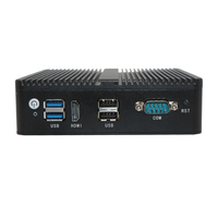 PC sin ventilador Nuc Core J4105, 1,5 GHz, 64G, SSD, 4 Lan, Gaming, PC tipo C, Mini PC jugador