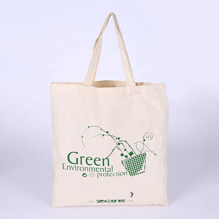 Wholesale Printed women shopping custom tote bag cotton canvas