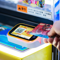 Lecteur de cartes RFID avec contrôle du signal pulsé par code QR, carte à tapoter pour jouer, terminal de paiement sans contact FUNOVA pour borne d'arcade/machine à grue