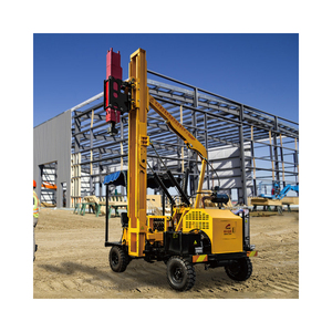 2024 Trung Quốc giá rẻ giá đường cao tốc hộ Lan Tôn sóng chất lượng cao thủy lực lỗ khoan quang điện năng lượng mặt trời cọc - Product Image 2