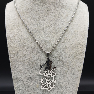 Collana Trendy in Acciaio Inossidabile con Ciondolo a Tema <span class=keywords><strong>Amore</strong></span>, Stile Persiano Parsi, Fatta a Mano, Semplice, per Europa e America - Product Image 5