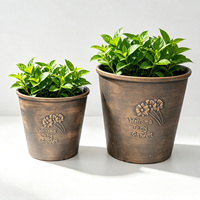 11 Inc. Jardinière décorative pour fleurs, pot de jardin extérieur, style européen et américain