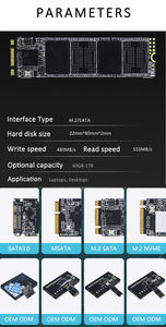 Disco Duro SSD M2 SATA de Alta Calidad Directo de Fábrica, 1TB 2TB M.<span class=keywords><strong>2</strong></span> NGFF 2242 2280 SSD para Computadoras de Escritorio - Product Image 3