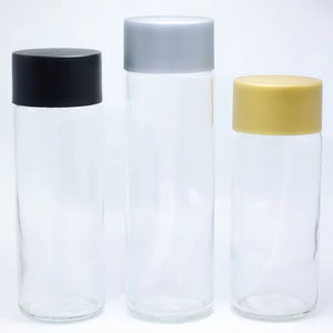 Bouteille en verre borosilicate de haute qualité avec bouchons à vis en aluminium de 250 ml/300 ml/350 ml/375 ml/400 ml/500 ml/750 ml/800 ml pour l'eau Voss, le jus, le lait - Product Image 5