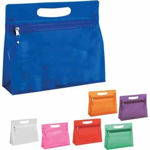 Bolsa de Cosméticos de PVC Reutilizable Ecológica e Impermeable con Bolsa Transparente con Cierre para Organización de Maquillaje de Viaje - Product Image 2