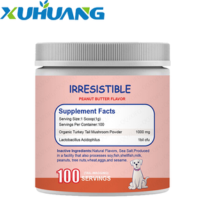 Suplemento Probiótico Natural com Suporte OEM: Pó de Cogumelo Turkey Tail e Lactobacillus <span class=keywords><strong>Acidophilus</strong></span> para Cães - Energia e Digestão - Product Image 2