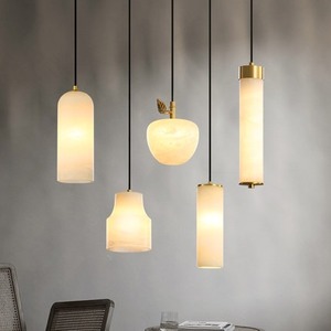 Lustre élégant en verre suspendu avec pétales blancs et transparents, cascade de feuilles, pour hôtel, mariage, éclairage décoratif suspendu - Product Image 1