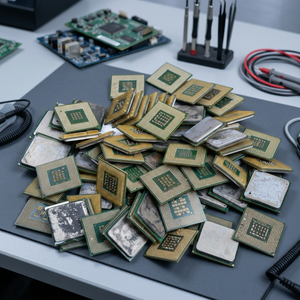 Processeurs Intel en céramique SCRAP avec broches coudées pour la récupération d'or DX2 DX4 - Product Image 1