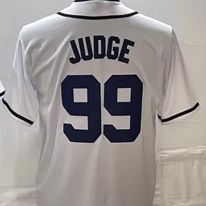 2024 baru model laris Jersey Baseball Amerika Stitch untuk pria Jersey bordir kustom Jersey ukuran USA #99 JUDGE - Product Image 1
