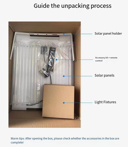 Projecteur LED solaire étanche IP65 pour extérieur, parc, parking, éclairage paysager écoénergétique pour <span class=keywords><strong>jardin</strong></span>, cour, allée - Product Image 2