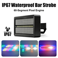 Luz Estroboscópica de Matriz de 864 LED, RGBWA, Impermeable con Clasificación IP67, de Aluminio, para Bodas, Conciertos, Fiestas, Eventos, Giras, Alquiler, Fábrica