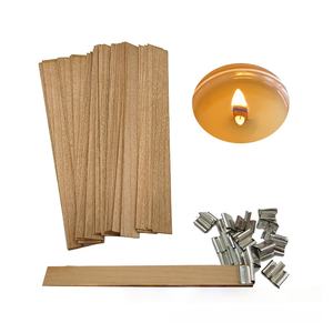 ที่หนีบเทียนไม้แบบไร้ควันทำจากขี้ผึ้งเป็นมิตรต่อสิ่งแวดล้อมทำจากเทียนทำจากขี้ผึ้งแบบไร้ควัน - Product Image 1