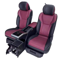 Usine personnalisée Auto SUV VIP Kit de sièges auto Toyota LC300 200 LX570 Sièges arrière de luxe Console centrale Accoudoir de siège arrière Modèle Vito