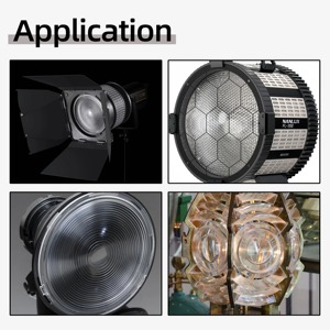 Custommade kết cấu Fresnel ống kính Tempered Kính rõ ràng cho sân khấu/Studio chiếu sáng tổ ong tùy chỉnh mô hình - Product Image 5