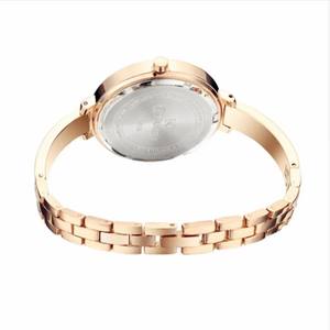 Relojes dorados a la moda para mujer, reloj de cuarzo ultrafino de acero inoxidable, reloj romántico para mujer, relojes para mujer, Montre Femme - Product Image 2