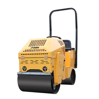 Livraison Gratuite Euro 5 EPA Compacteur Vibratoire à Double Tambour Diesel/Essence Rouleau Compresseur Routier pour Asphalte Matériel de Construction Routière