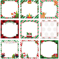 Blocs-notes adhésifs sur le thème de Noël rose, avec un adorable Père Noël et un bonhomme de neige, bloc-notes rose pastel pour liste de souhaits et liste de tâches de Noël