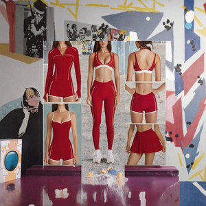 Ensemble de vêtements de sport 6 pièces personnalisé de haute qualité pour femmes, comprenant des leggings de sport unis, des shorts de sport et des tenues d'entraînement - Product Image 3