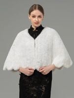 Eleganter Luxus-Damen-Wintermantel: Hochwertiger, atmungsaktiver, umweltfreundlicher, handgestrickter Kaschmirschal mit Leopardenmuster