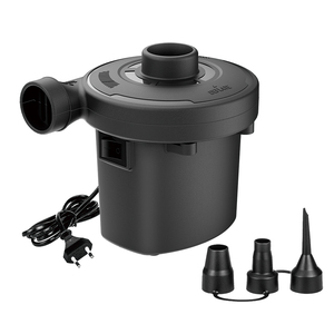 GR-196 DELLATE Electric <b>Air</b> <b>Pump</b> 220V Inflator Deflator for <b>Air</b> <b>Bed</b> Sofa Pool Vacuum Storage Plastic Body Black - Product Image 1