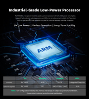 Operasi 24/7 0-1500 Nits Layar Sentuh PCAP Android 15,6 Inci, Layar HMI PC, Komputer All-in-one Industri 15,6 inci