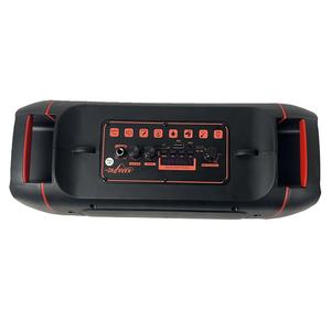 Bocina Karaoke Portátil Económica Estéreo de 4 Pulgadas con Altavoces Dobles, 2400 mAh, Resistente al Agua IPX2, Iluminación LED RGB para Uso Urbano - Product Image 5