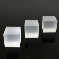 Cube en cristal givré, cadeaux souvenirs, presse-papiers en cristal