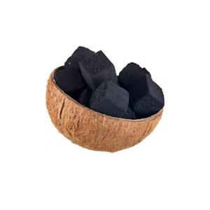 Briquettes de charbon de bois noir de coque de noix de coco indonésienne pour grillades au barbecue avec faible teneur en cendres (2%-5%) - Product Image 1