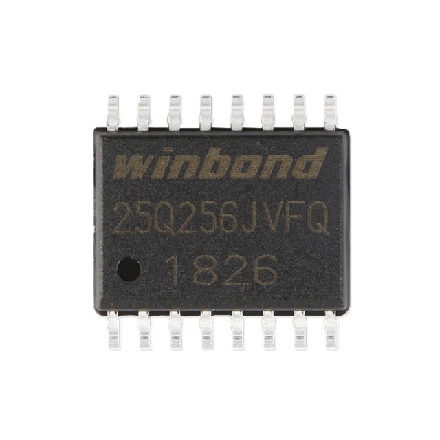Original W25Q256JVFIQ SOP-16 Flash Memory Chip, SPI Interface, 256Mbit, 2.7V~3.6V.