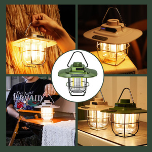 XINSHITE Camping Lantern Type-C <b>Rechargeable</b> Rotary Switch Outdoor Emergency <b>Work</b> <b>Light</b> - Product Image 1