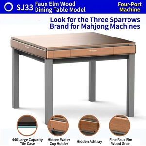 New Fully Automatic USB-Charged <b>Plastic</b> Mahjong Machine Silent <b>Foldable</b> Non-Toxic 4-Player Dining <b>Table</b> for Home This New Electr - Product Image 4