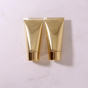 EN STOCK SANS QUANTITÉ MINIMALE DE COMMANDE <span class=keywords><strong>Tube</strong></span> en aluminium doré et plastique de 30 ml 30 g pour crème pour les mains, crème pour le visage, lotion, écran solaire, emballage cosmétique - Product Image 2