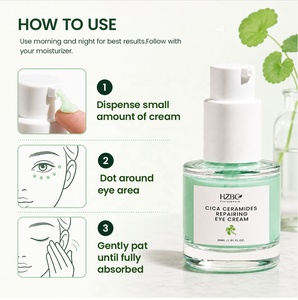 Crè<span class=keywords><strong>me</strong></span> Contour des Yeux OEM ODM Cica Céramides - Centella pour Soulager les Rougeurs, Céramides pour Réparer la Barrière d'Hydratation, Raffermit et Illumine le Contour des Yeux - Product Image 5