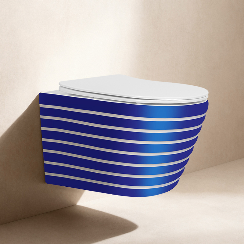 Blu (con strisce bianche)