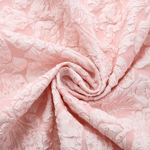 Tissus textiles jacquard 3D floraux en polyester tissé pour la confection de robes à bretelles spaghetti jacquard floraux grande taille, vêtements - Product Image 1