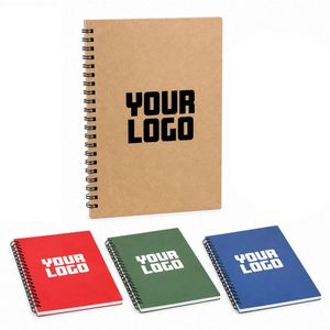 Cuaderno Escolar Personalizado al por Mayor, Cuaderno Espiral con Páginas Rayadas, Cuaderno de Papel para Estudiantes, Cuaderno Espiral de Tapa Dura - Product Image 1