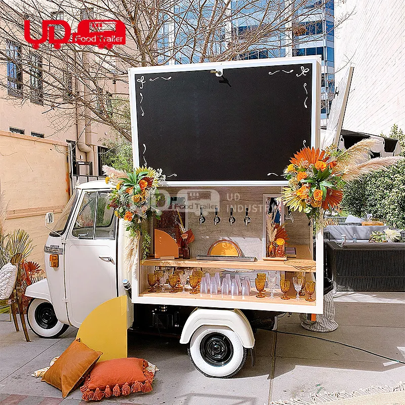 Urdream Elektrische Tuk Tuk Aap Elektrische Food Kar Mobiele Mini Food Truck Hotdog Auto Ijs Truck Fast Food Truck Te Koop