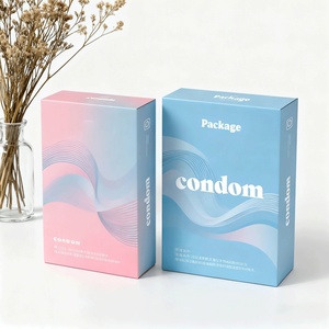 Empaque de Condones Biodegradable y Reciclable Ecológico Personalizado, Empaque de Suplementos, Caja de Condones, Caja de Papel para Condones de Lujo para Adultos - Product Image 1