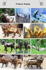 Estatua de Rinoceronte de Bronce a Tamaño Real Personalizada, Escultura de Animal Salvaje de Metal Fundido para Decoración de Zoológicos, Parques y Villas - Product Image 6