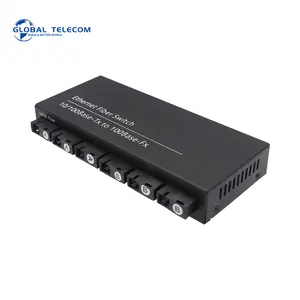 6 Sợi 2RJ45 Single Mode Single Core Fiber Optic 100 Base 1000 Base <span class=keywords><strong>Ethernet</strong></span> <span class=keywords><strong>Media</strong></span> <span class=keywords><strong>Converter</strong></span> Bộ Chuyển Đổi Quang Đơn - Product Image 3