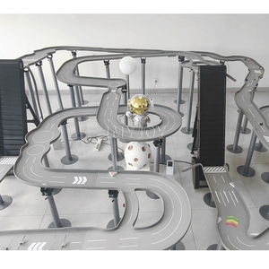 Tự làm sáng tạo tùy chỉnh xe mô phỏng theo dõi đá cẩm thạch pinball bi-a Rally Vật lý trọng lực cán hạt trận chiến đua đá cẩm thạch theo dõi - Product Image 6