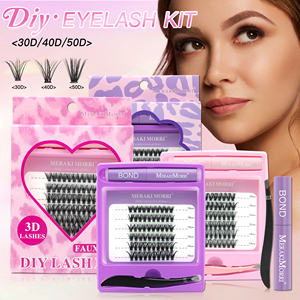 自有品牌个人C D卷曲簇睫毛Diy段睫毛套件3d多层睫毛簇睫毛延伸 - Product Image 5